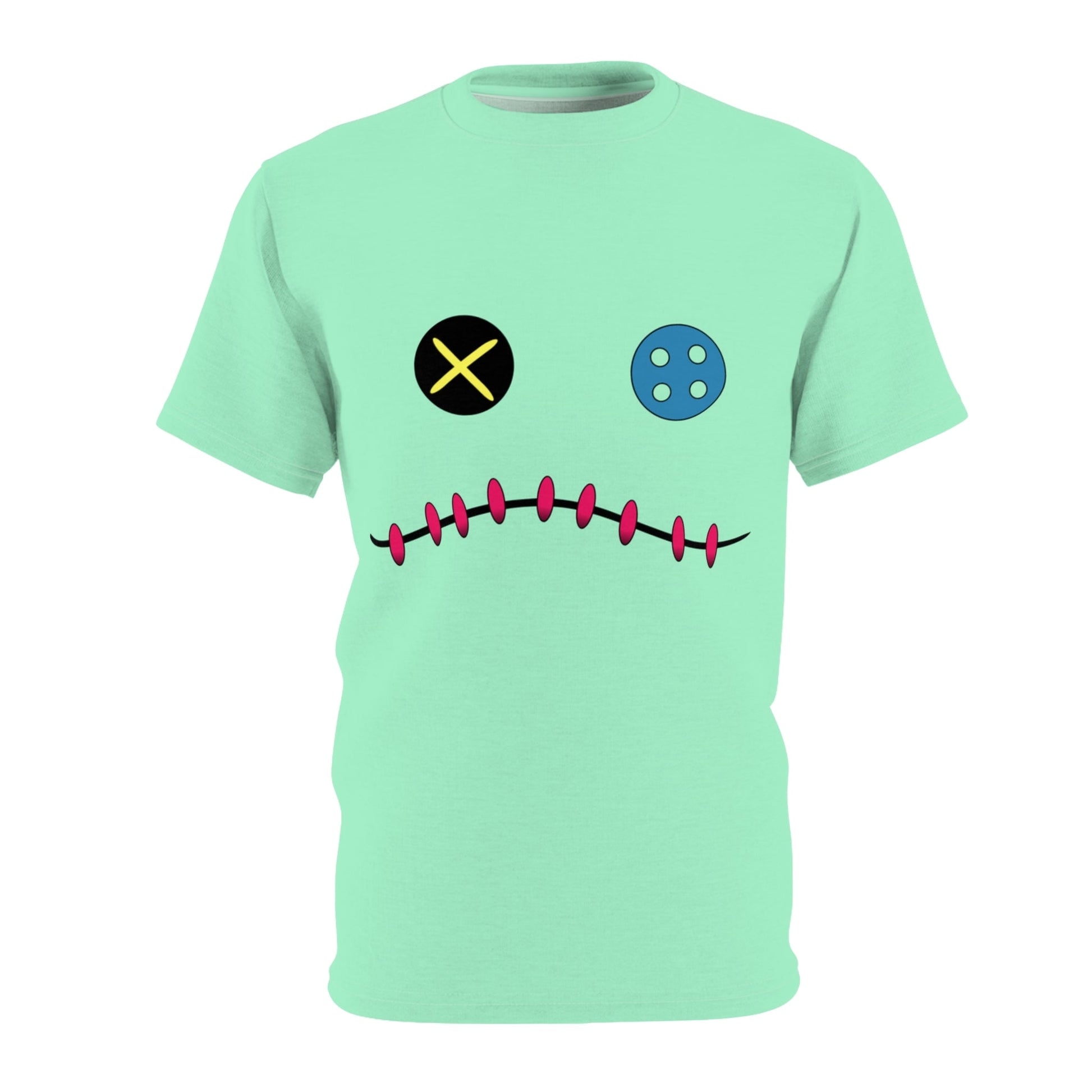 Scrump Inspired Unisex Tee, Lilo's Stuffed Animal Shirt, Cartoon Character Top, Hawaiian Theme Clothing, Stitch Lover Gift 90s nostalgiaboundingAll Over PrintsWrong Lever Clothing