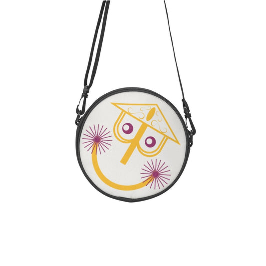 Silly Clock Round Satchel Bags adult disneydisneyWrong Lever Clothing