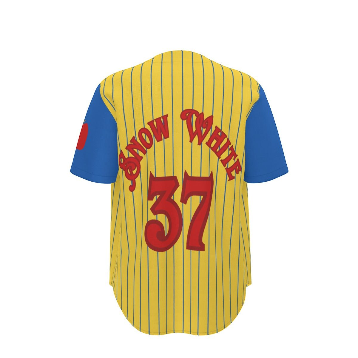 Snow White Short Sleeve Baseball Jersey adult snow whitecosplayWrong Lever Clothing