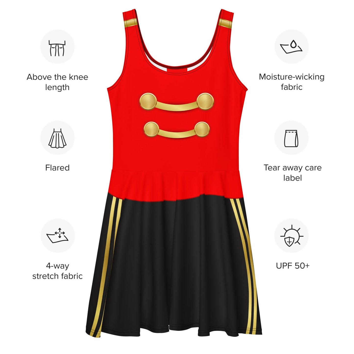 T Mouse Skater Dress, cosplay, vintage movie style, running costume boundingcircus dressWrong Lever Clothing