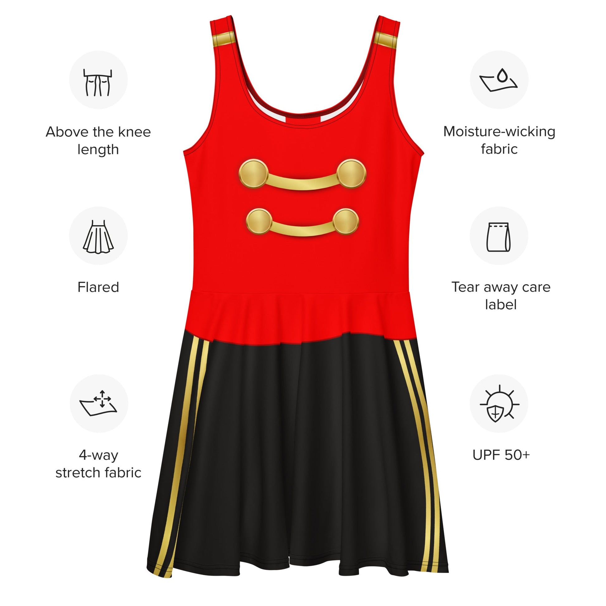 T Mouse Skater Dress, cosplay, vintage movie style, running costume boundingcircus dressWrong Lever Clothing