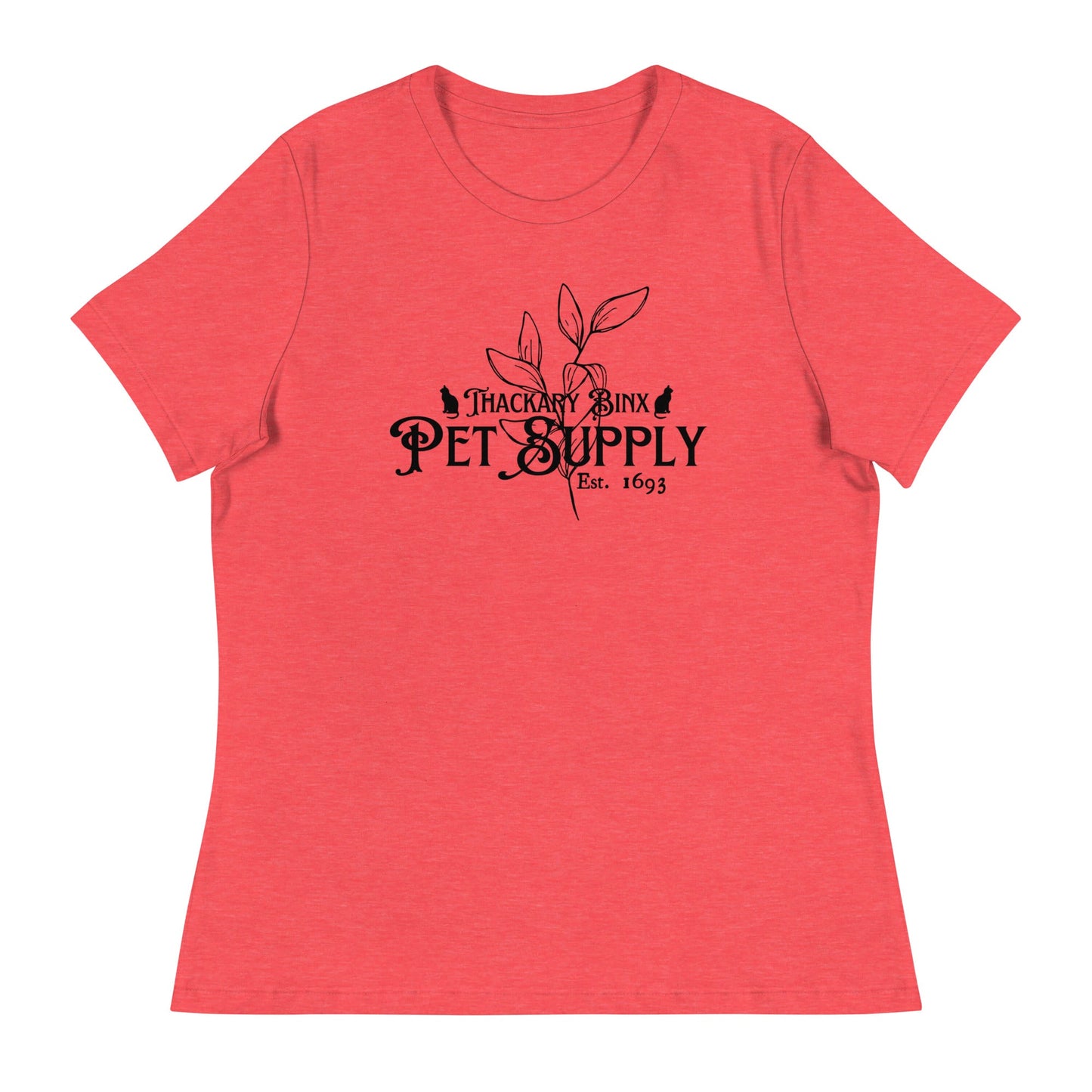 Thackary Binx Women's Relaxed T-Shirt happiness is addictiveWrong Lever Clothing