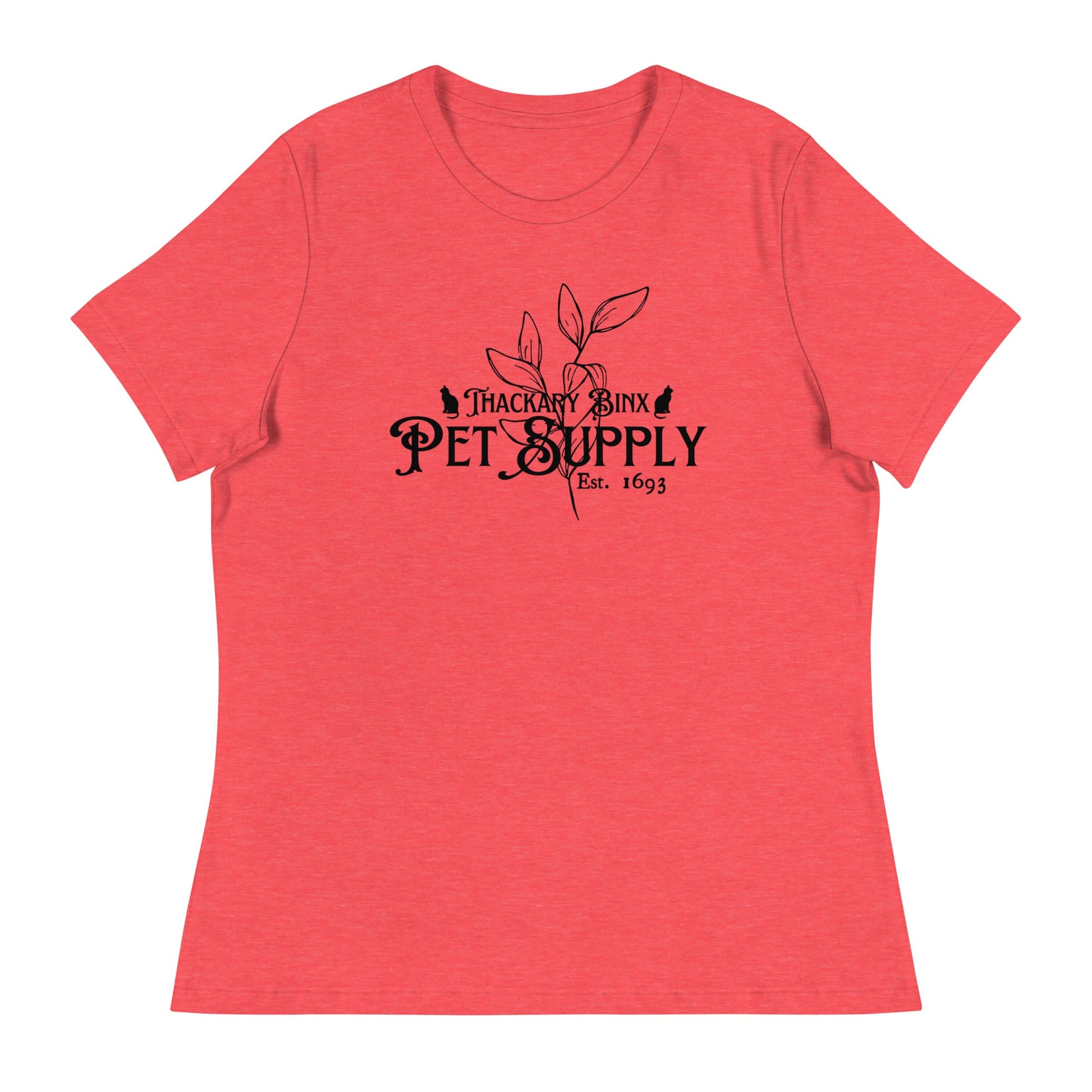 Thackary Binx Women's Relaxed T-Shirt happiness is addictiveWrong Lever Clothing