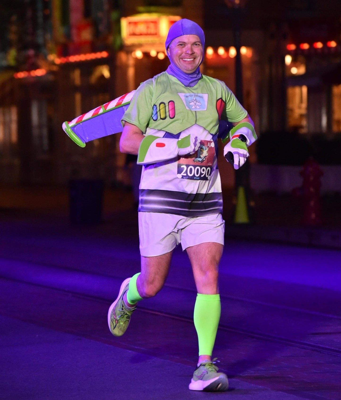 The Buzz Unisex Tee - Running Costume, Cosplay, Bounding All Over PrintAOP ClothingAdult T - ShirtWrong Lever Clothing