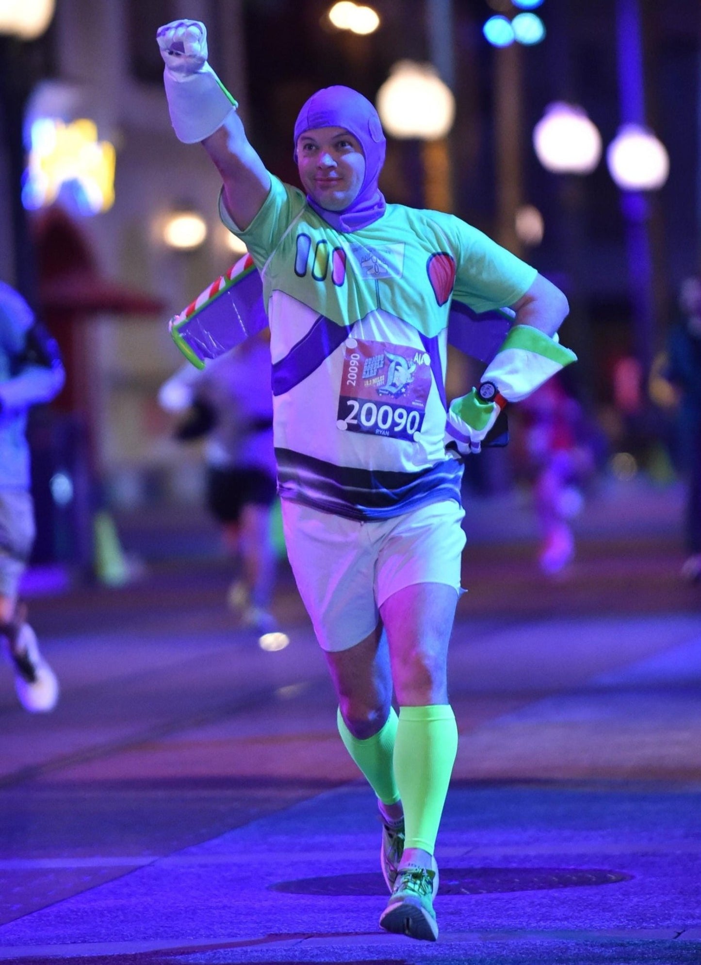 The Buzz Unisex Tee - Running Costume, Cosplay, Bounding All Over PrintAOP ClothingAdult T - ShirtWrong Lever Clothing