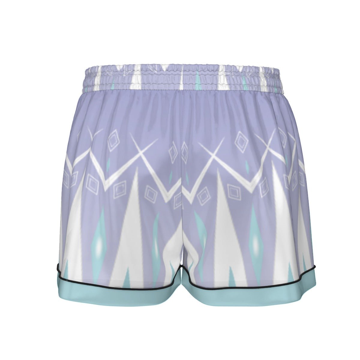 The Elsa Women's Imitation Silk Short Sleeve Pajama Set Wrong Lever Clothing