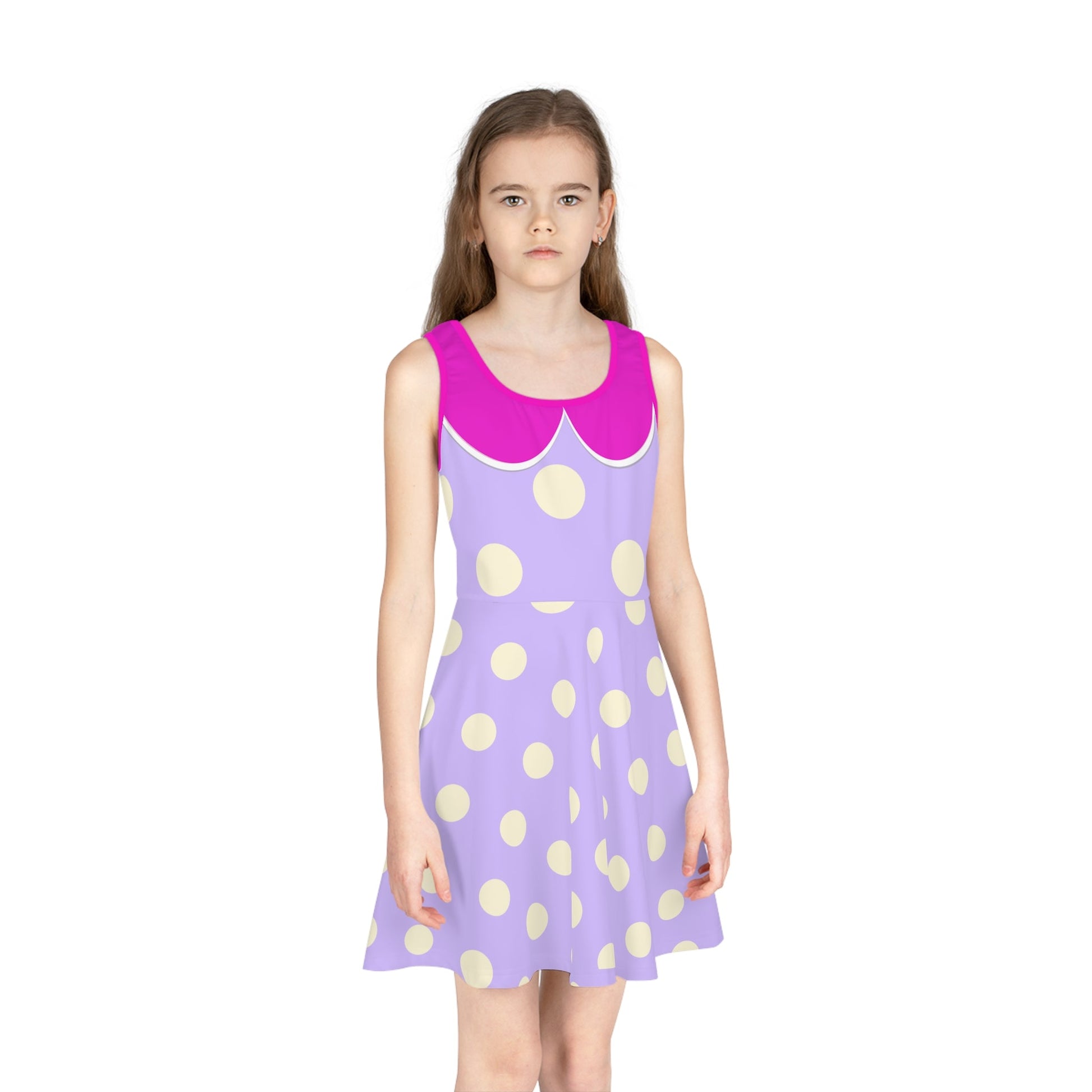 The Envy Girls' Sleeveless Sundress All Over PrintAOPAll Over PrintsWrong Lever Clothing