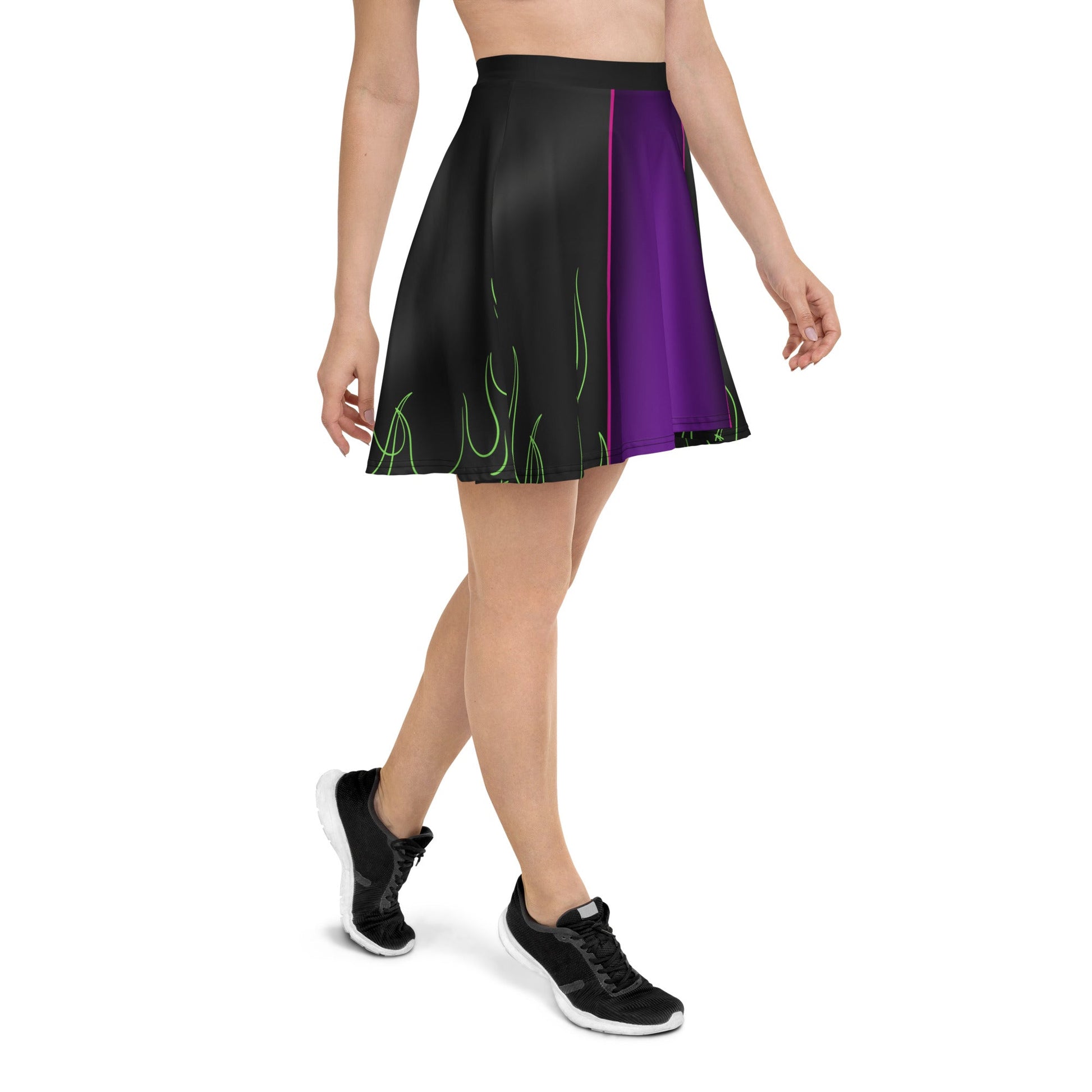 The Evil One Skater Skirt disney adultdisney costumeWrong Lever Clothing