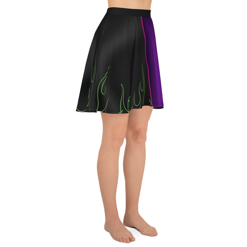 The Evil One Skater Skirt disney adultdisney costumeWrong Lever Clothing