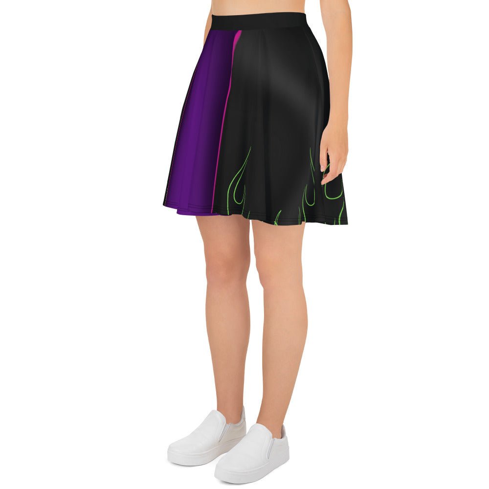The Evil One Skater Skirt disney adultdisney costumeWrong Lever Clothing