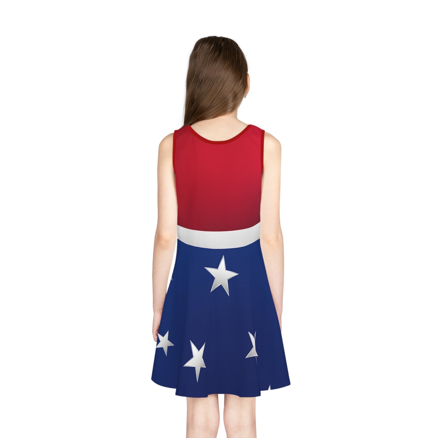 The Fantasy Sorcerer Girls' Sleeveless Sundress All Over PrintAOPAll Over PrintsWrong Lever Clothing