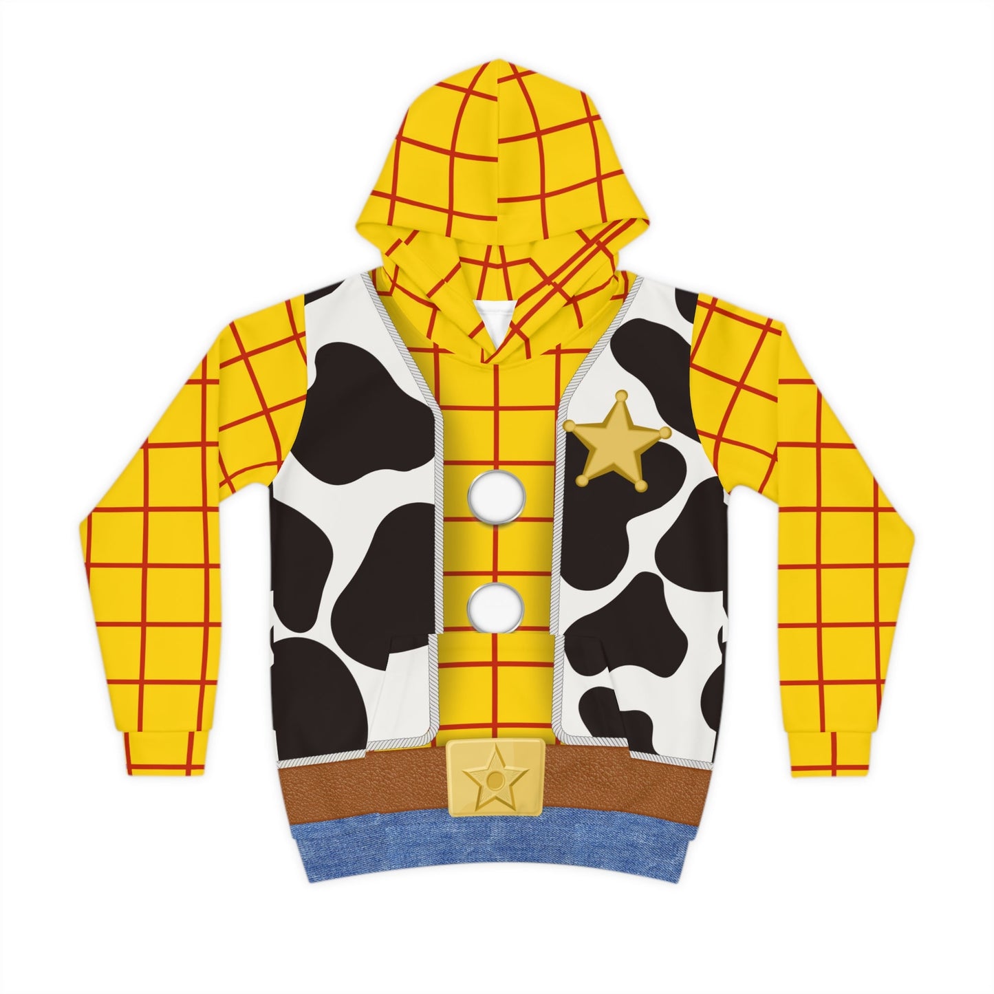 The Friendly Cowboy Children's Hoodie All Over PrintAOPAll Over PrintsWrong Lever Clothing