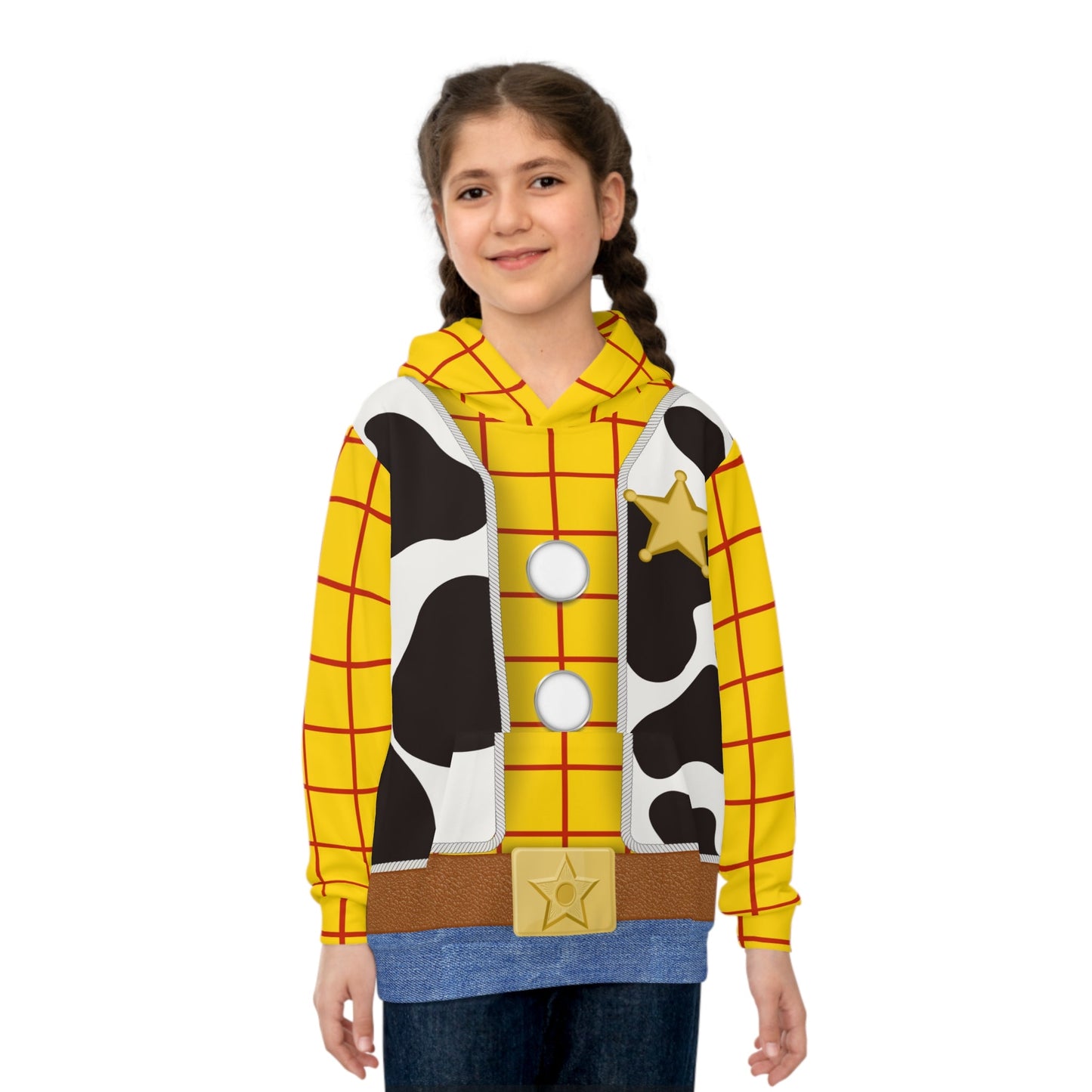 The Friendly Cowboy Children's Hoodie All Over PrintAOPAll Over PrintsWrong Lever Clothing