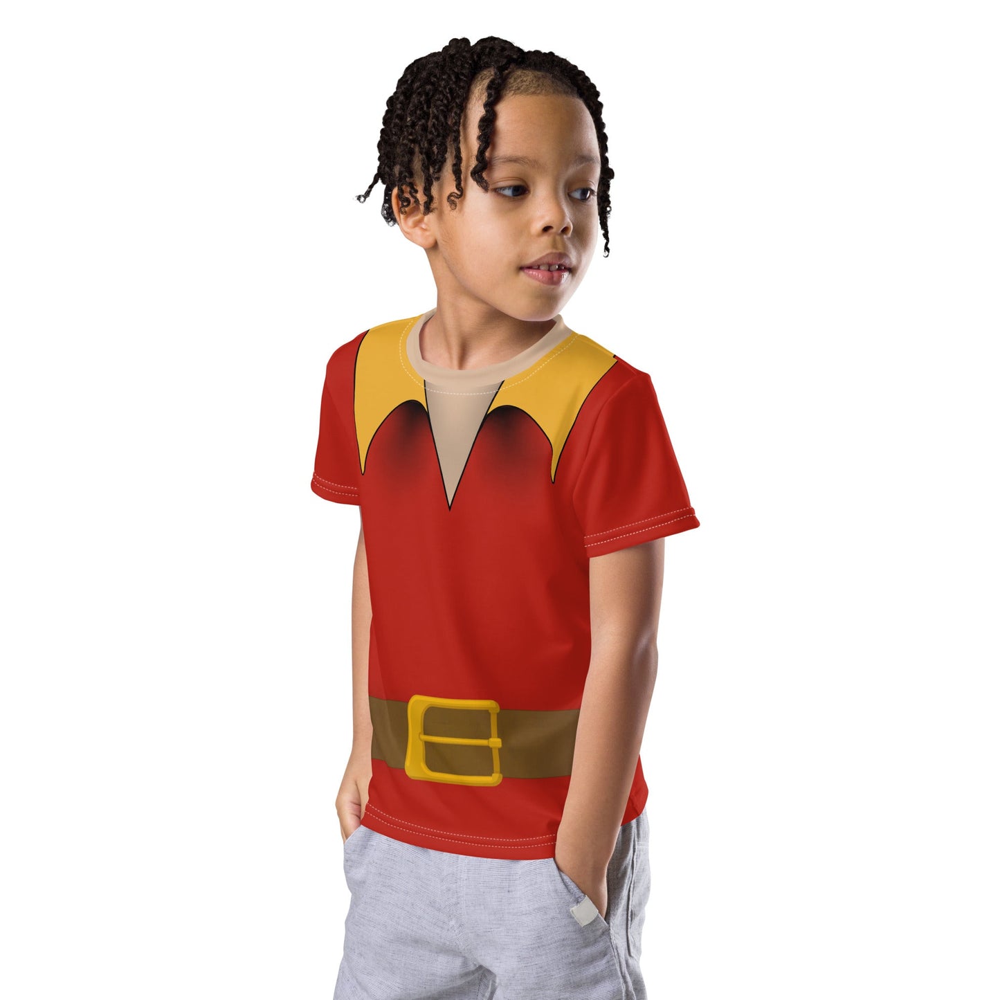 The Gaston Kids crew neck t-shirt beauty beastcosplayWrong Lever Clothing