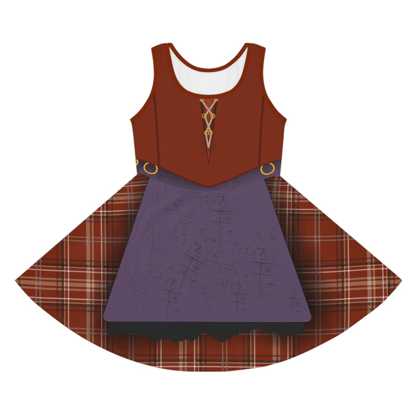 The Mary Girls' Sleeveless Sundress adult disney halloweenAll Over Printkids dressWrong Lever Clothing