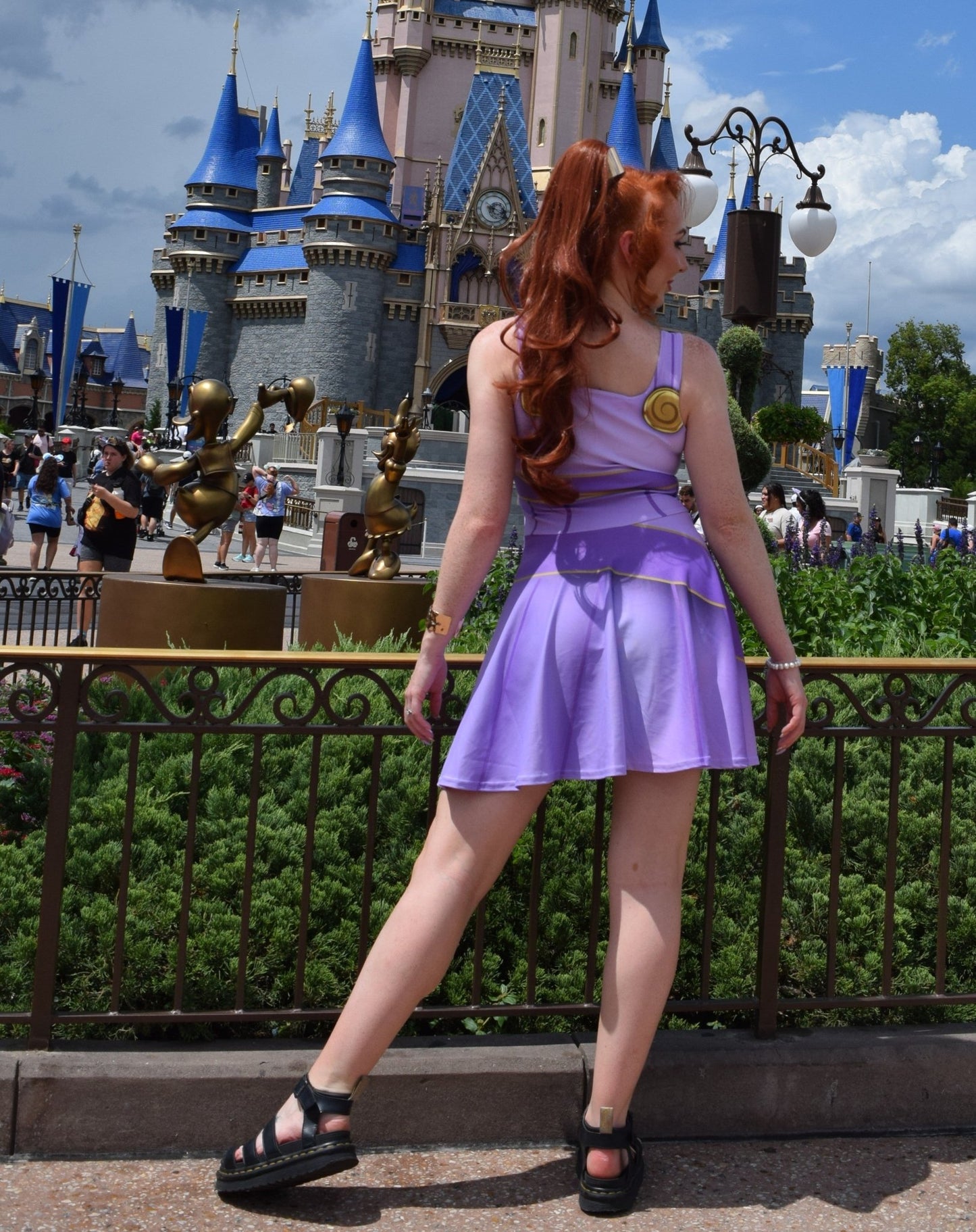 The Megara Skater Dress active wearboo to youSkater DressWrong Lever Clothing
