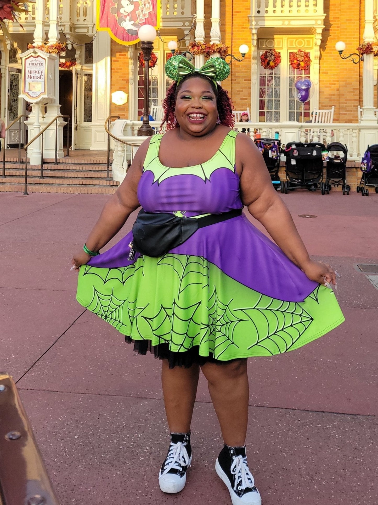 The Not so Scary Mouse Skater Dress cosplaydisney adultWrong Lever Clothing