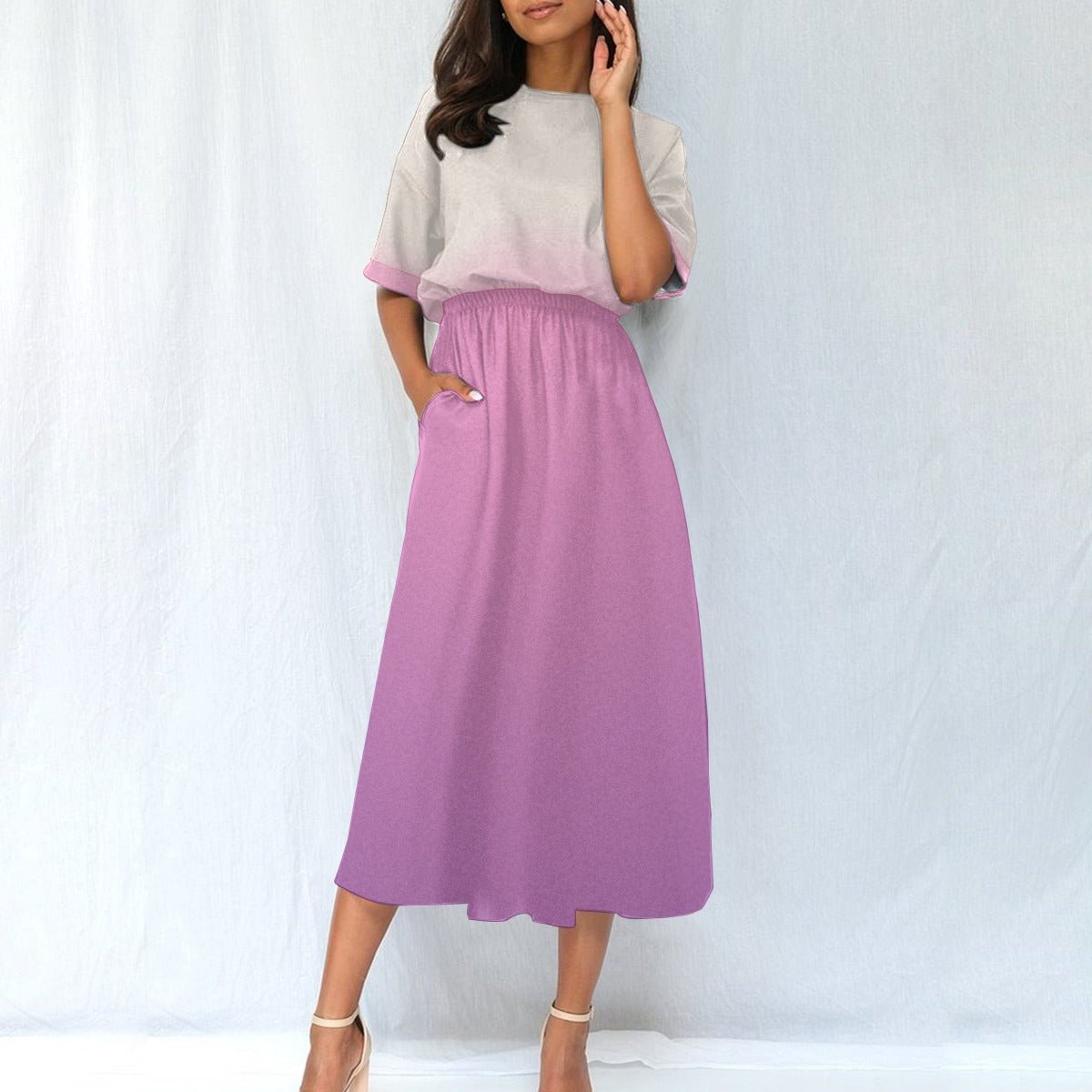 The Padme Women's Elastic Waist Dress **Ships Separately** Skater DressWrong Lever Clothing