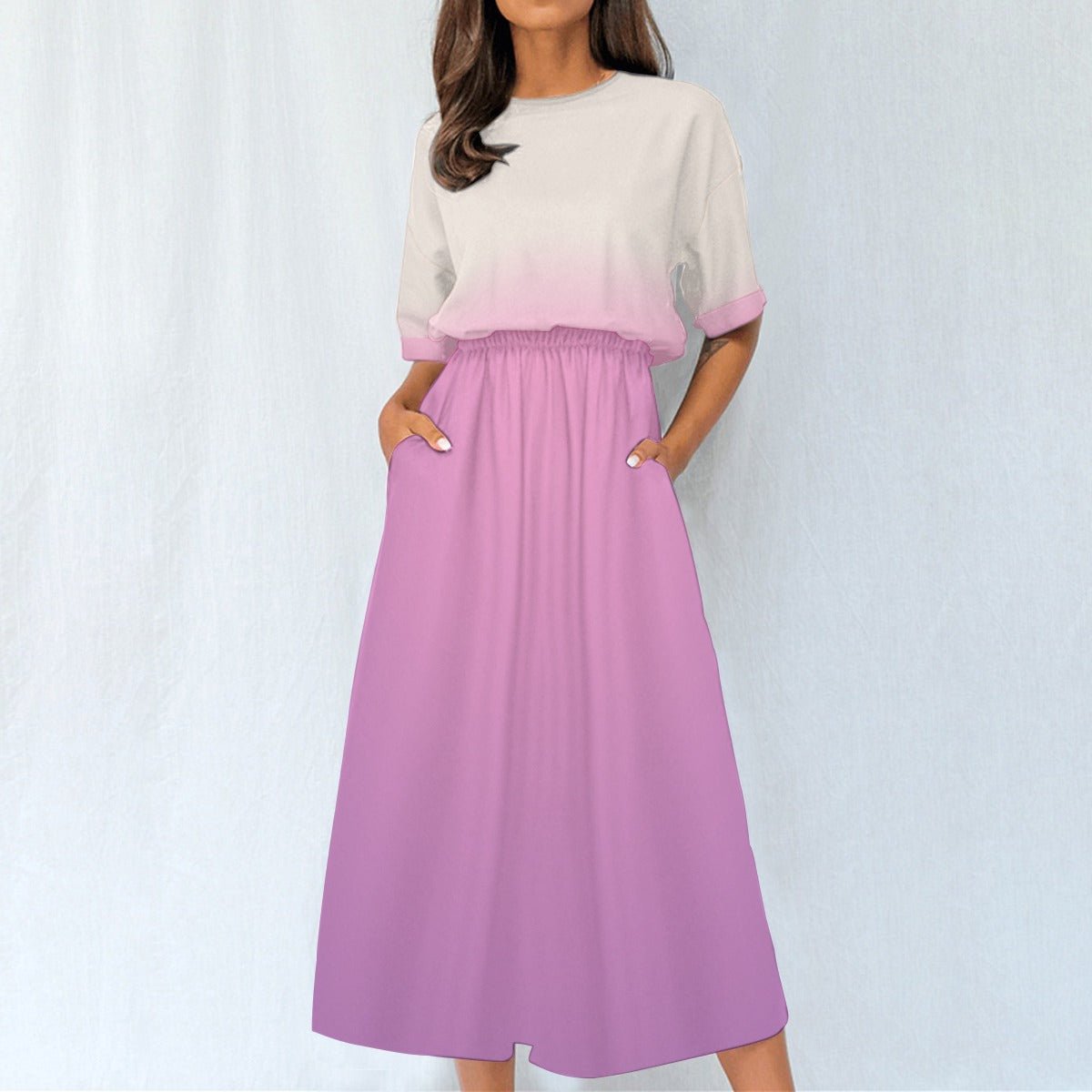 The Padme Women's Elastic Waist Dress **Ships Separately** Skater DressWrong Lever Clothing