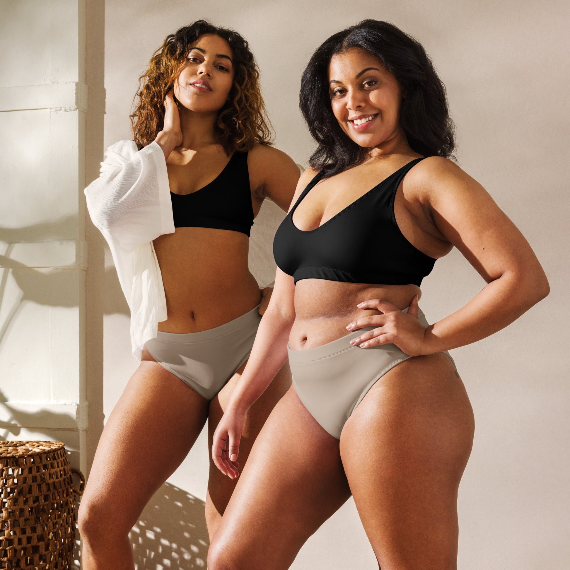 The Plain One Recycled padded bikini top black bikini topdisney adultWrong Lever Clothing