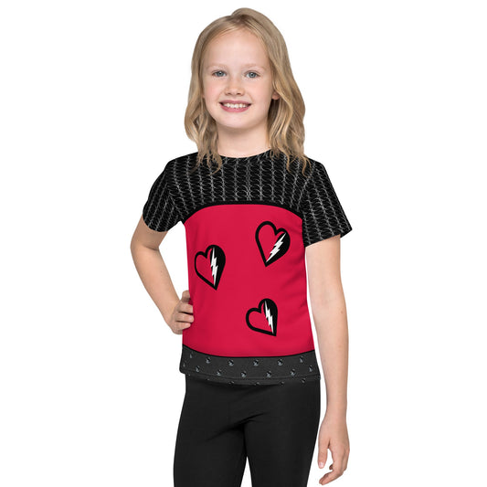 The Red Descendant Kids crew neck t - shirt descedantsdisney birthdayWrong Lever Clothing