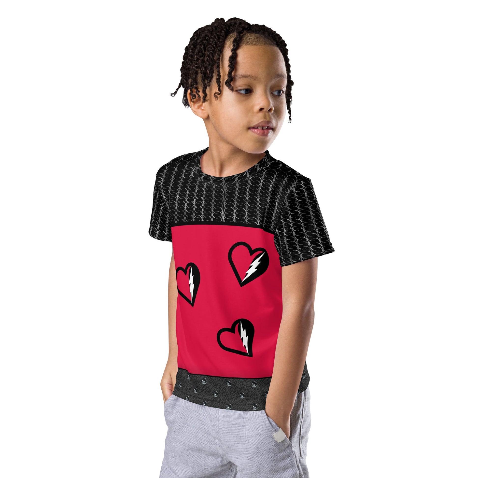 The Red Descendant Kids crew neck t - shirt descedantsdisney birthdayWrong Lever Clothing