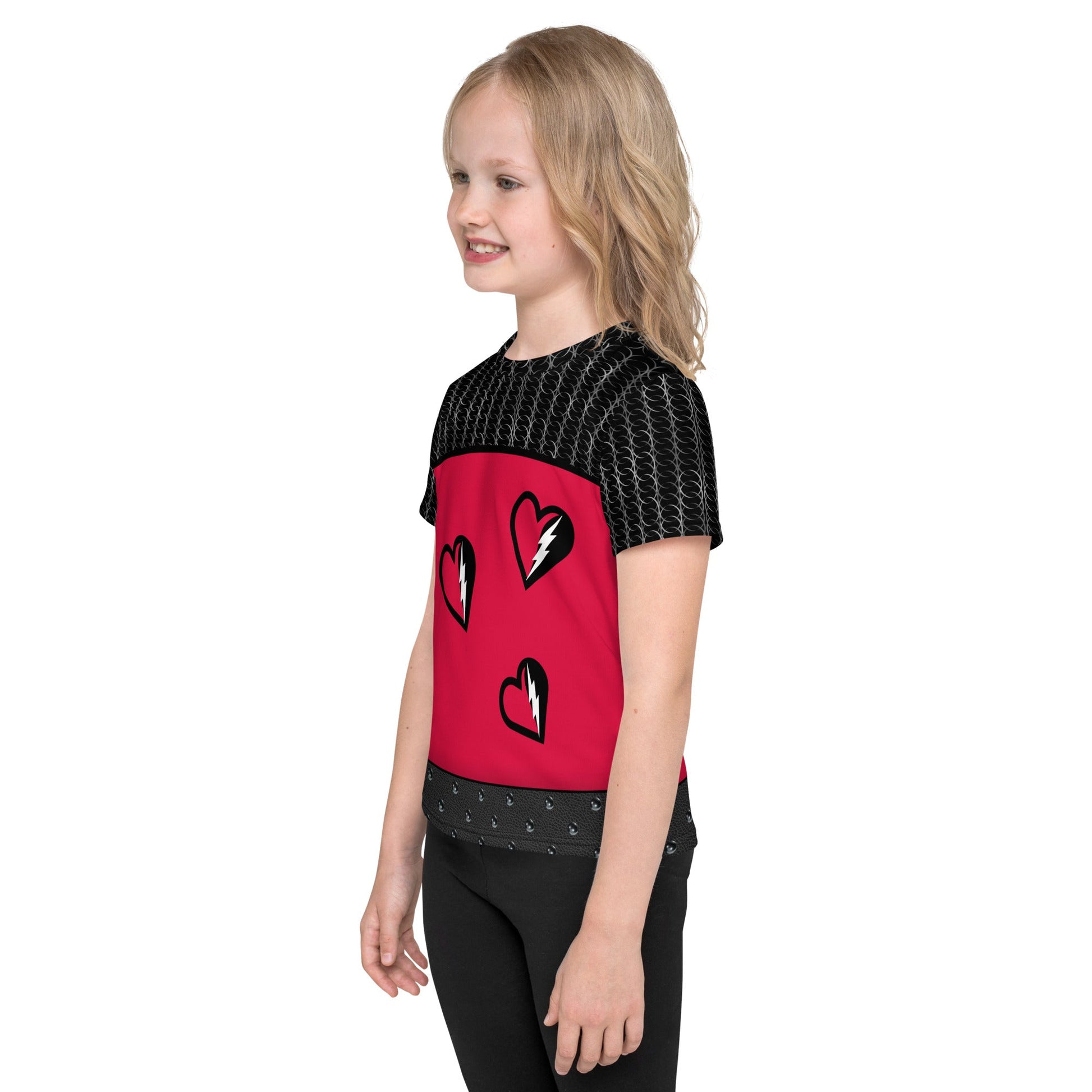 The Red Descendant Kids crew neck t - shirt descedantsdisney birthdayWrong Lever Clothing