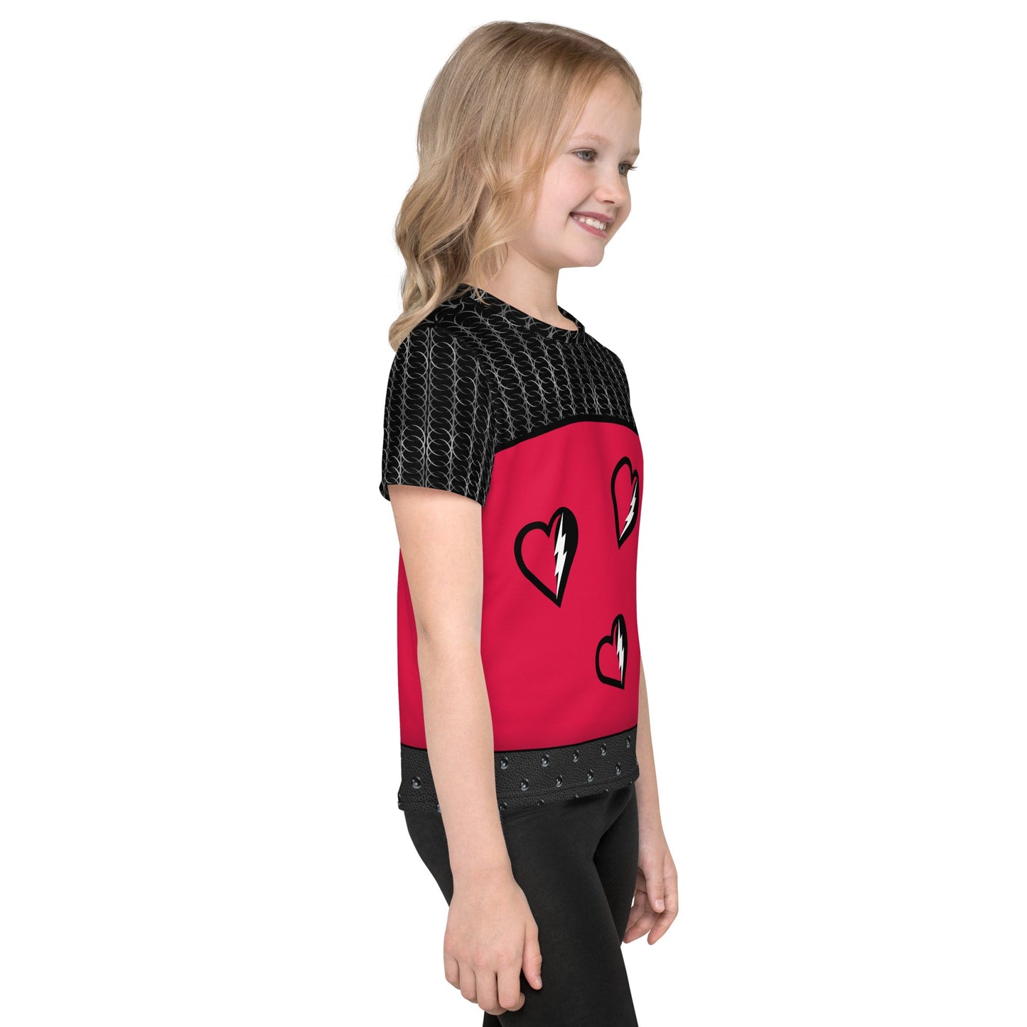 The Red Descendant Kids crew neck t - shirt descedantsdisney birthdayWrong Lever Clothing