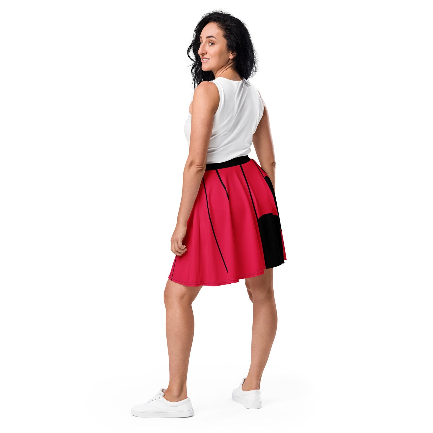 The Red Descendant Skater Skirt adult costumedescedantsWrong Lever Clothing