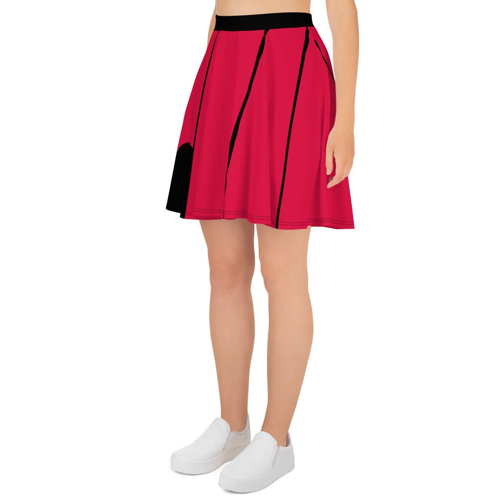 The Red Descendant Skater Skirt adult costumedescedantsWrong Lever Clothing