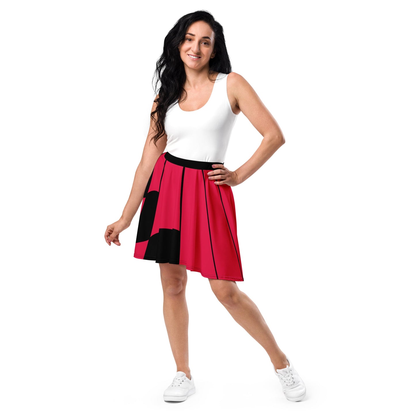 The Red Descendant Skater Skirt adult costumedescedantsWrong Lever Clothing