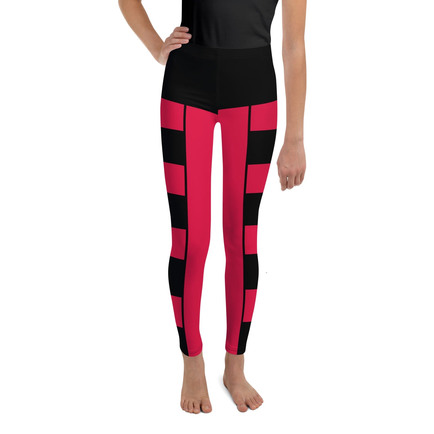 The Red Descendant Youth Leggings descedantsdisney birthdayWrong Lever Clothing