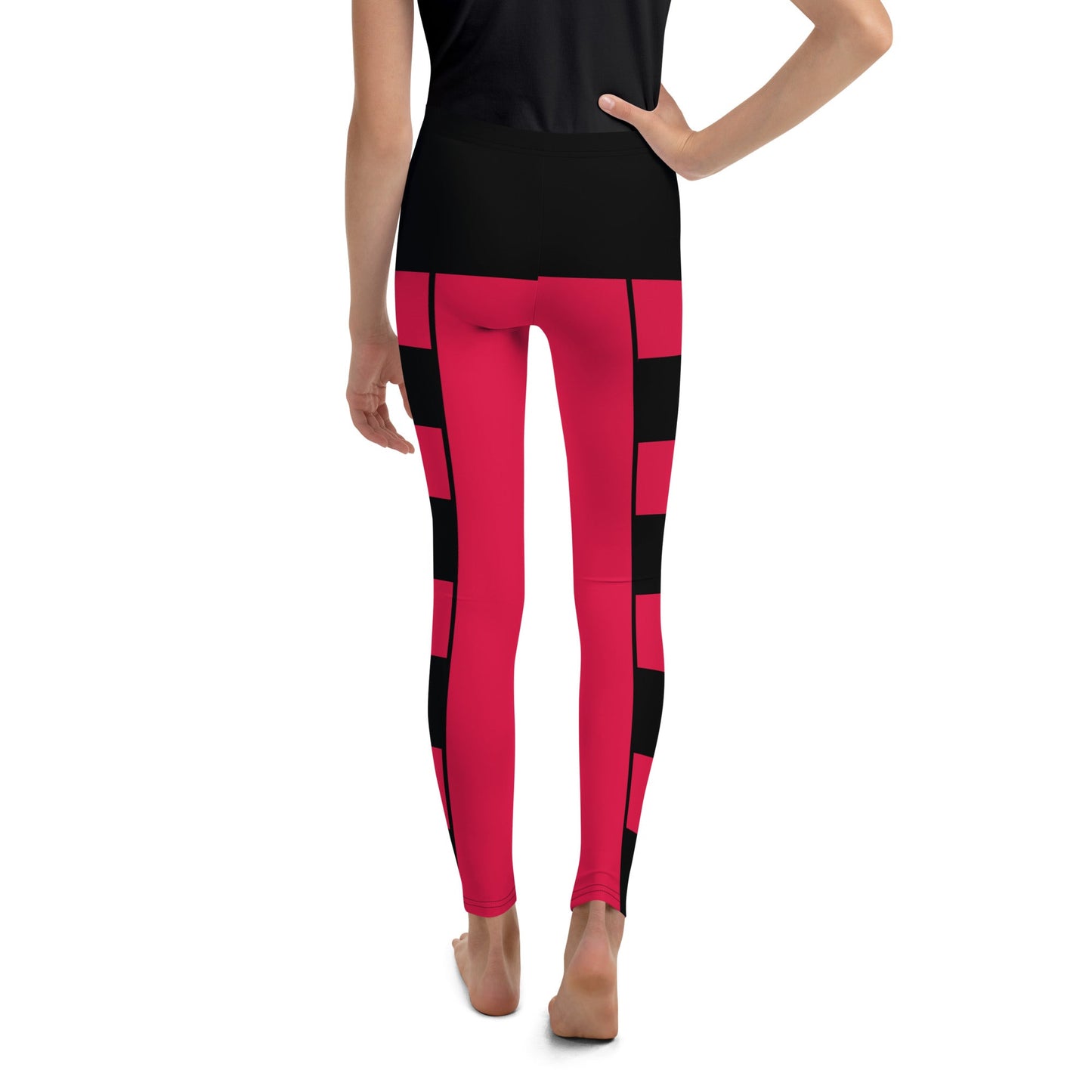 The Red Descendant Youth Leggings descedantsdisney birthdayWrong Lever Clothing