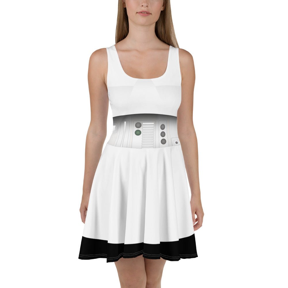 The Stormtrooper Skater Dress cosplaycostumeSkater DressWrong Lever Clothing