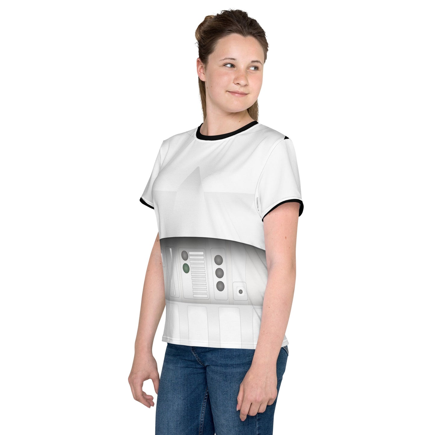 The Stormtrooper Youth crew neck t-shirt cosplaydisney kidKids T-ShirtWrong Lever Clothing