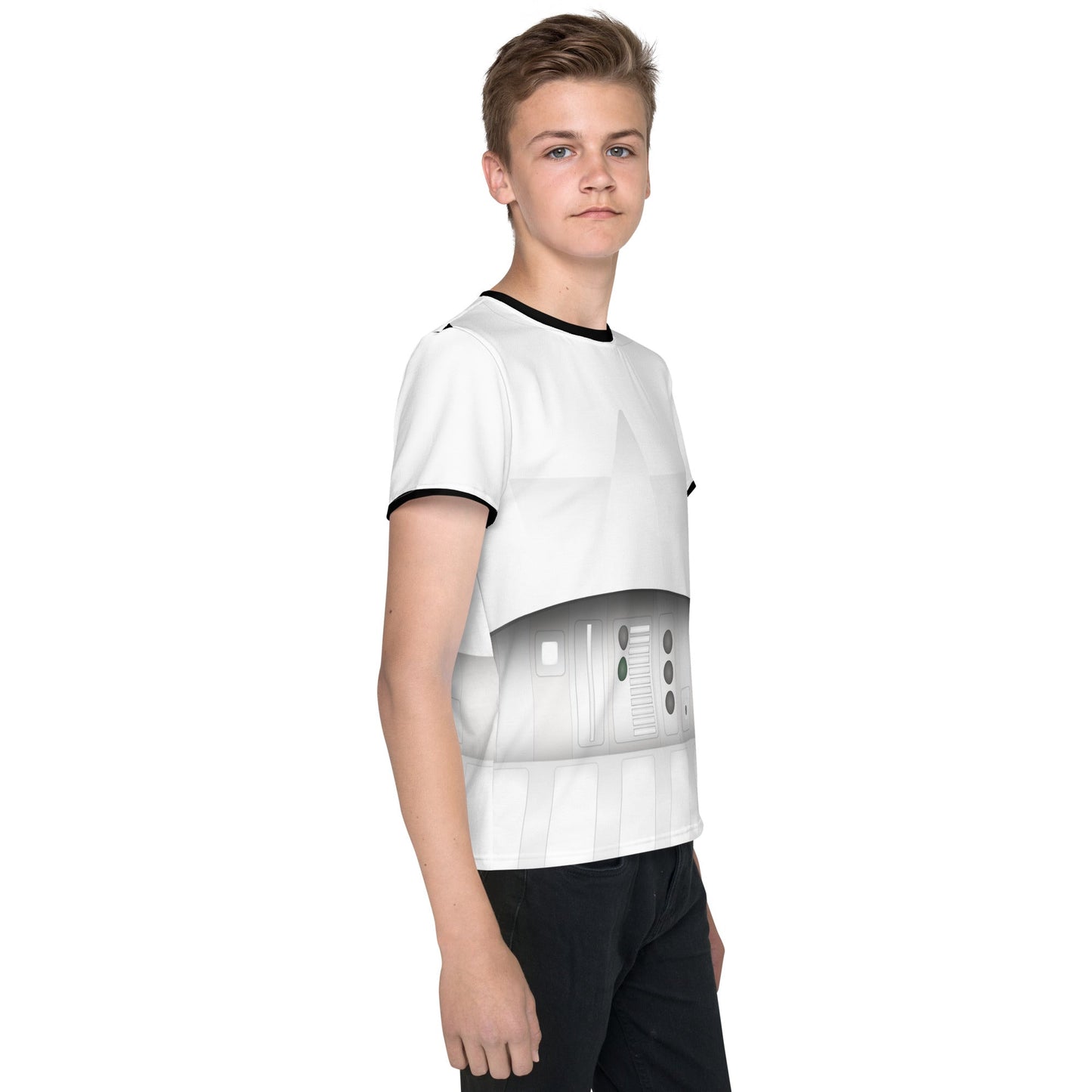 The Stormtrooper Youth crew neck t-shirt cosplaydisney kidKids T-ShirtWrong Lever Clothing