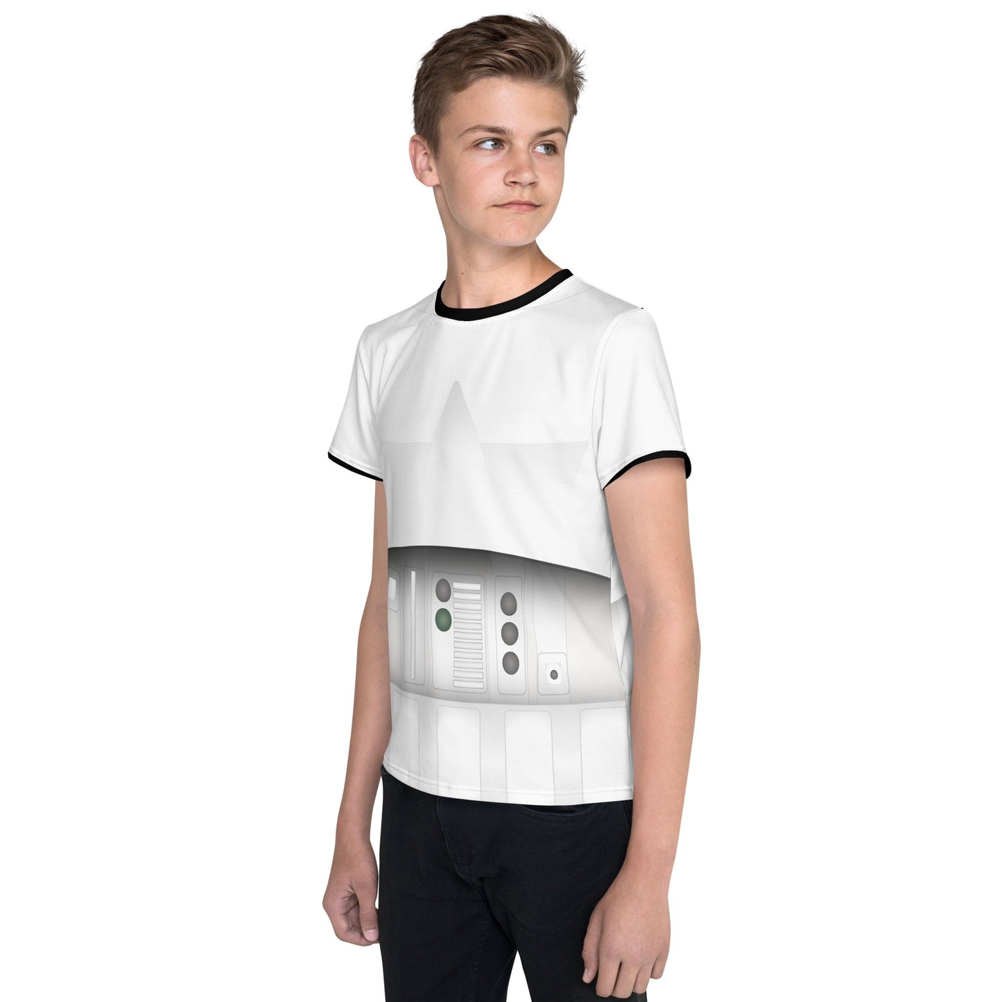 The Stormtrooper Youth crew neck t-shirt cosplaydisney kidKids T-ShirtWrong Lever Clothing