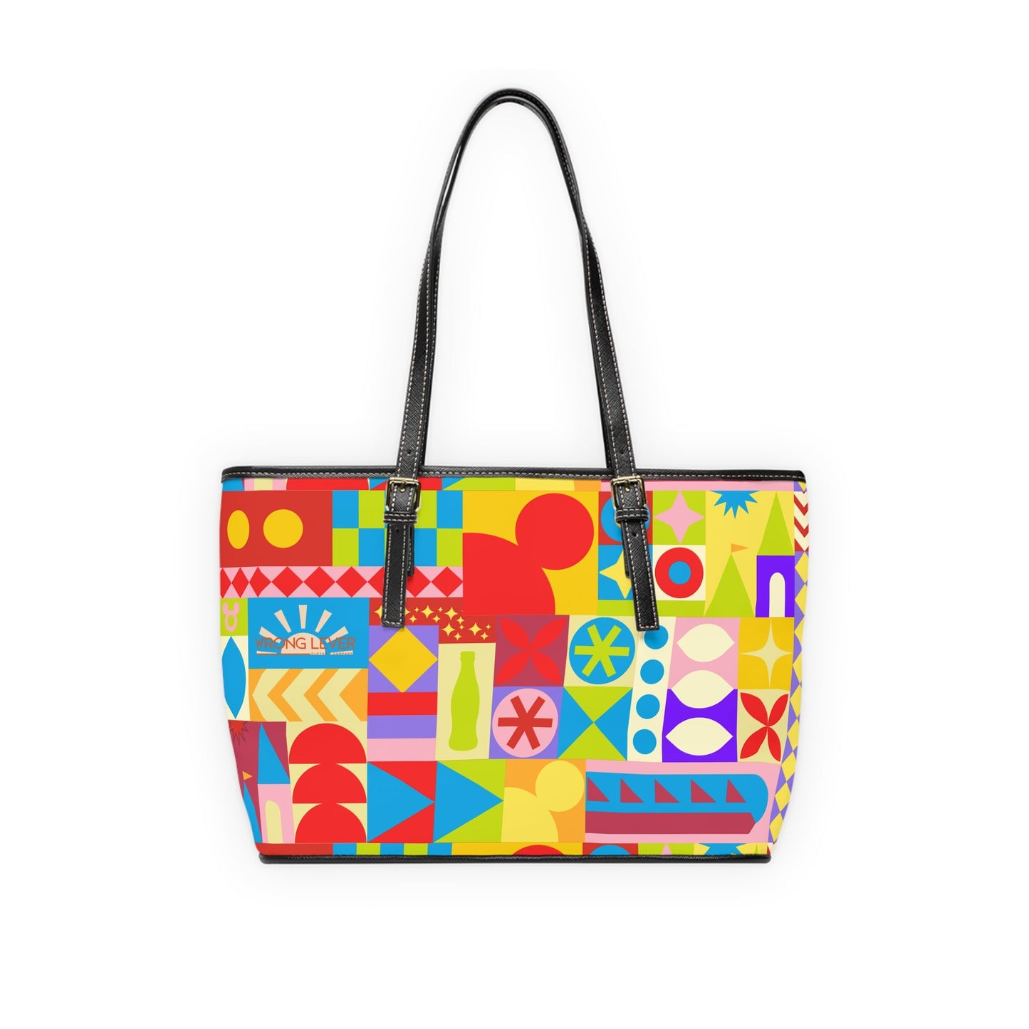 Theme Park Cup Leather Shoulder Bag AccessoriesAll Over PrintBagsWrong Lever Clothing