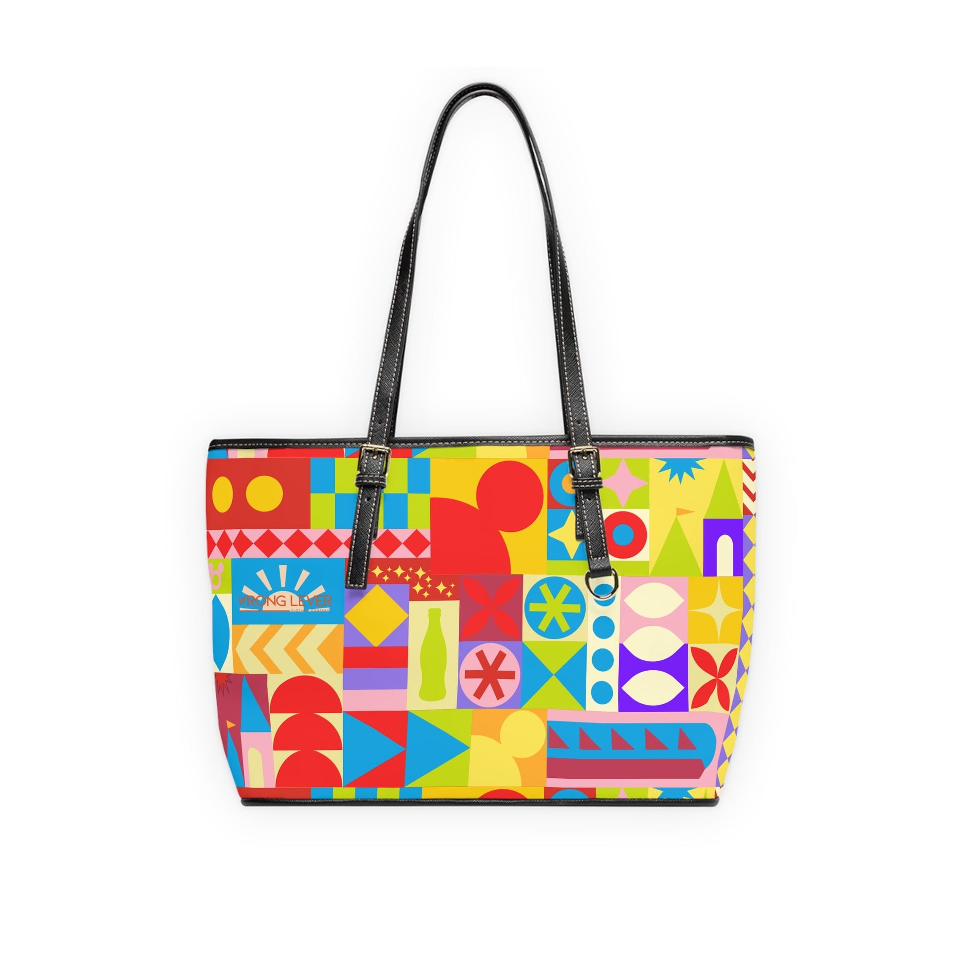 Theme Park Cup Leather Shoulder Bag AccessoriesAll Over PrintBagsWrong Lever Clothing