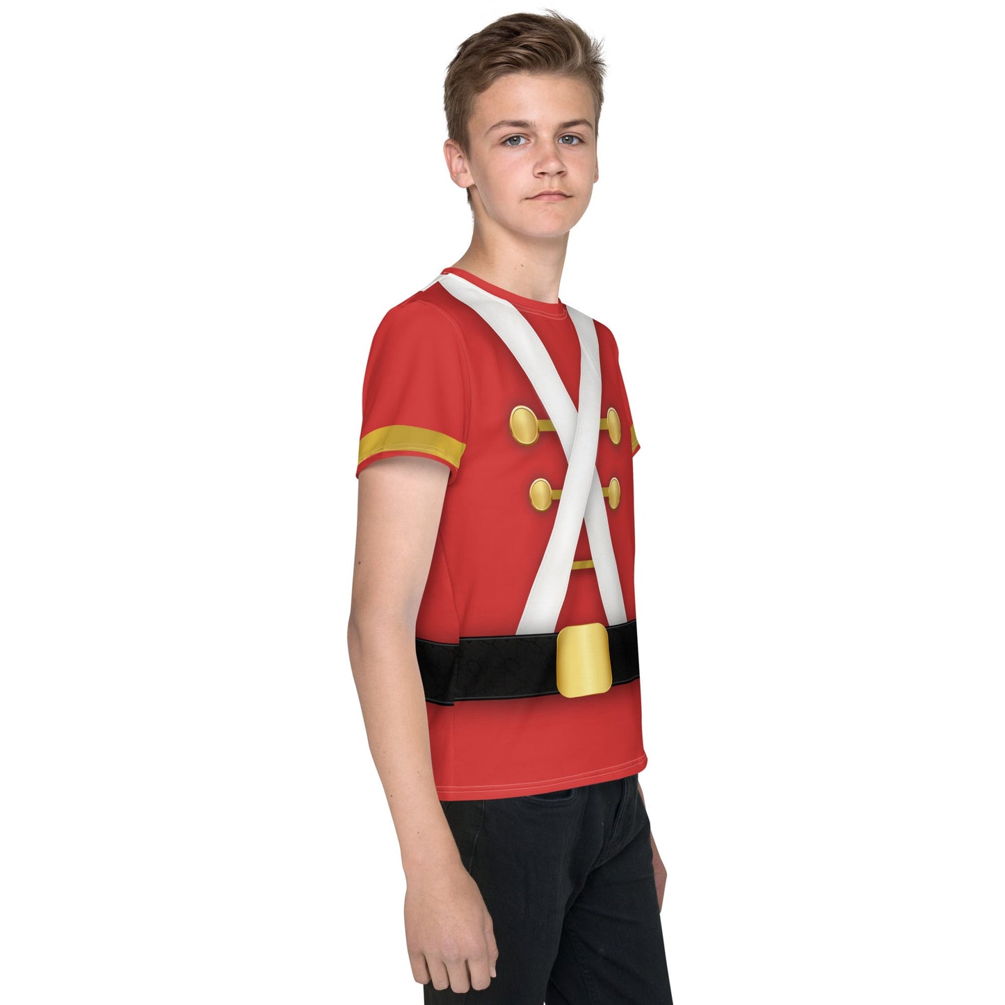 Very Merry Toy Soldier Youth crew neck t-shirt christmas topdisney holidayKids T-ShirtWrong Lever Clothing