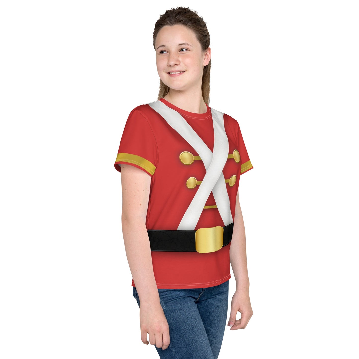 Very Merry Toy Soldier Youth crew neck t-shirt christmas topdisney holidayKids T-ShirtWrong Lever Clothing