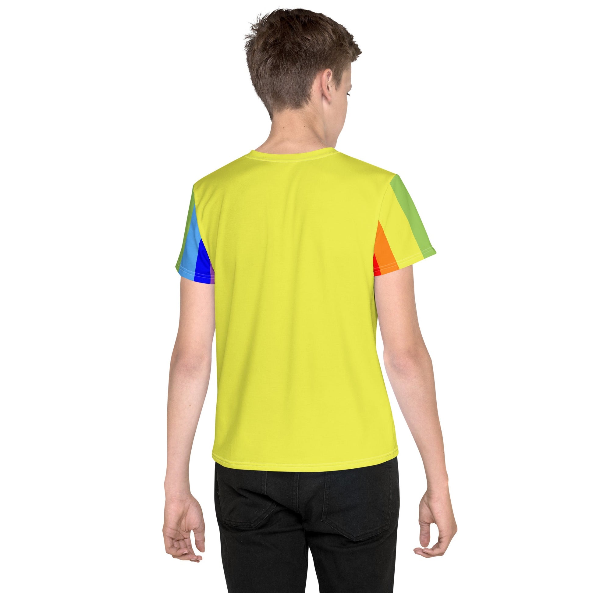Video Game Rainbow Star Racer Youth crew neck t-shirt cosplaycosplay styleKids T-ShirtWrong Lever Clothing