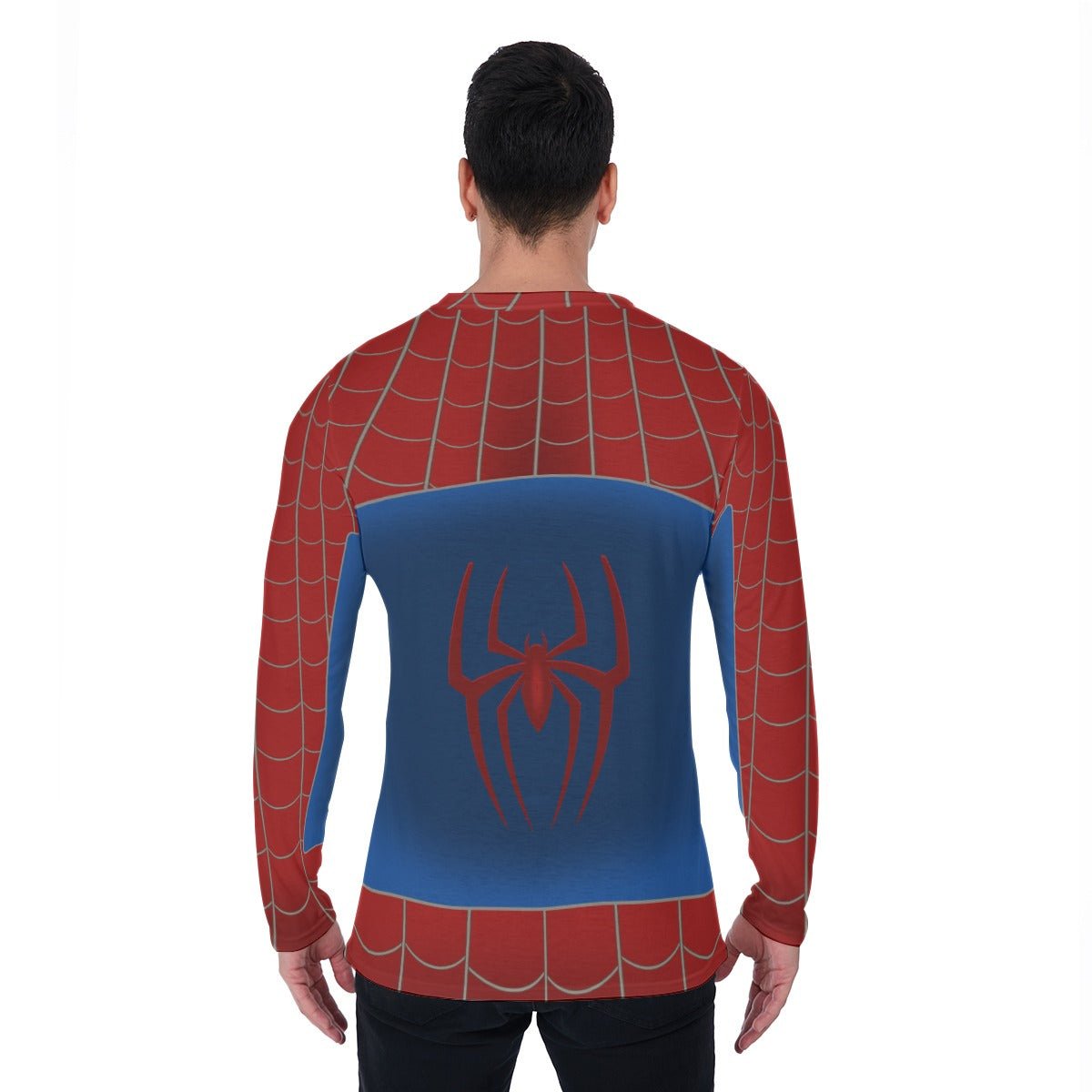 Web Slinger Inspired Red & Blue Long Sleeve Top a new daycosplayWrong Lever Clothing