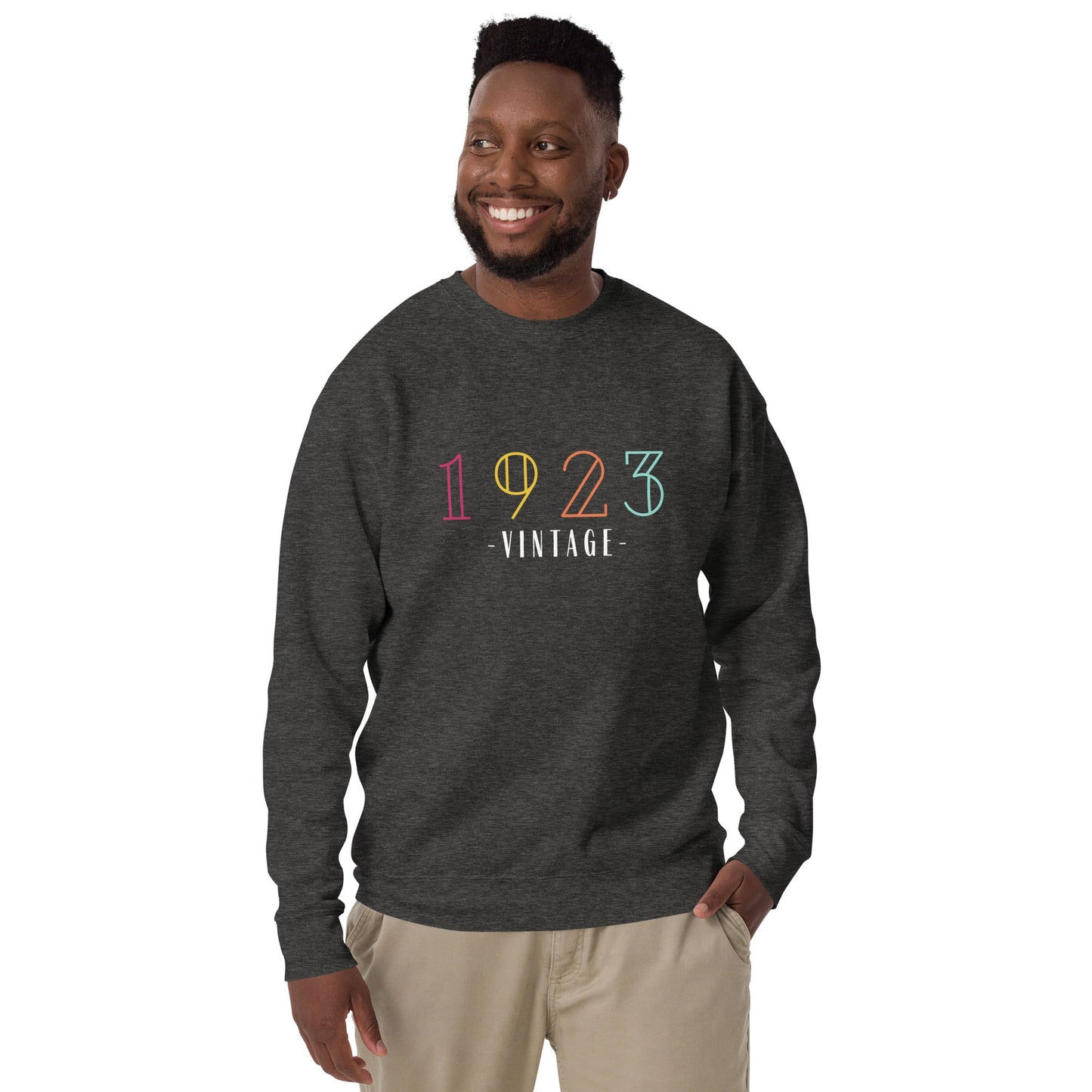 100 Year Vintage Unisex Premium Sweatshirt 100 years of wonderdisney sweatshirtsdisney trip#tag4##tag5##tag6#
