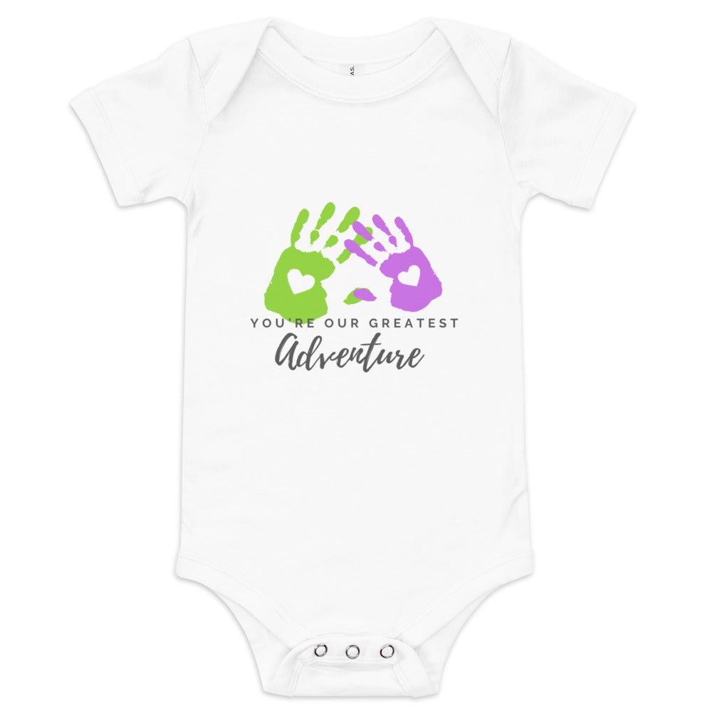 Adventure Baby short sleeve one piece adventure babybaby giftLittle Lady Shay Boutique