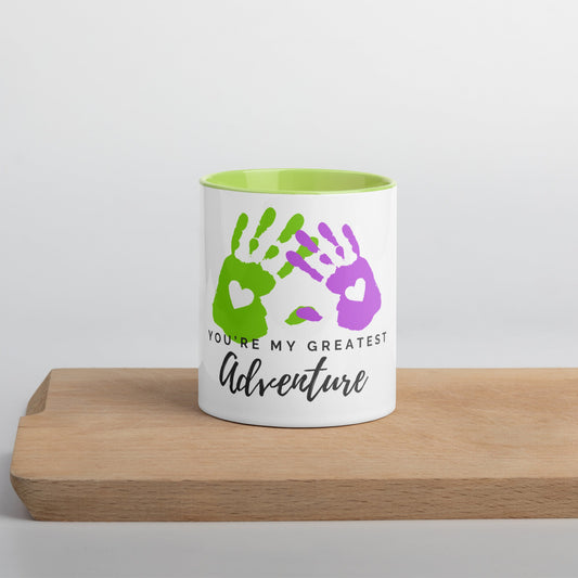 Adventure Mug with Color Inside adventure mugbirthday giftLittle Lady Shay Boutique