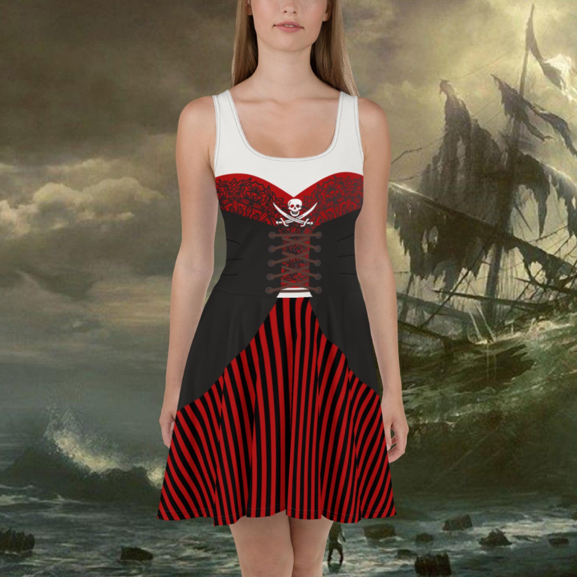 Ahoy Matey Skater Dress 50th anniversary tripcruise styledisney 50th anniversary#tag4##tag5##tag6#