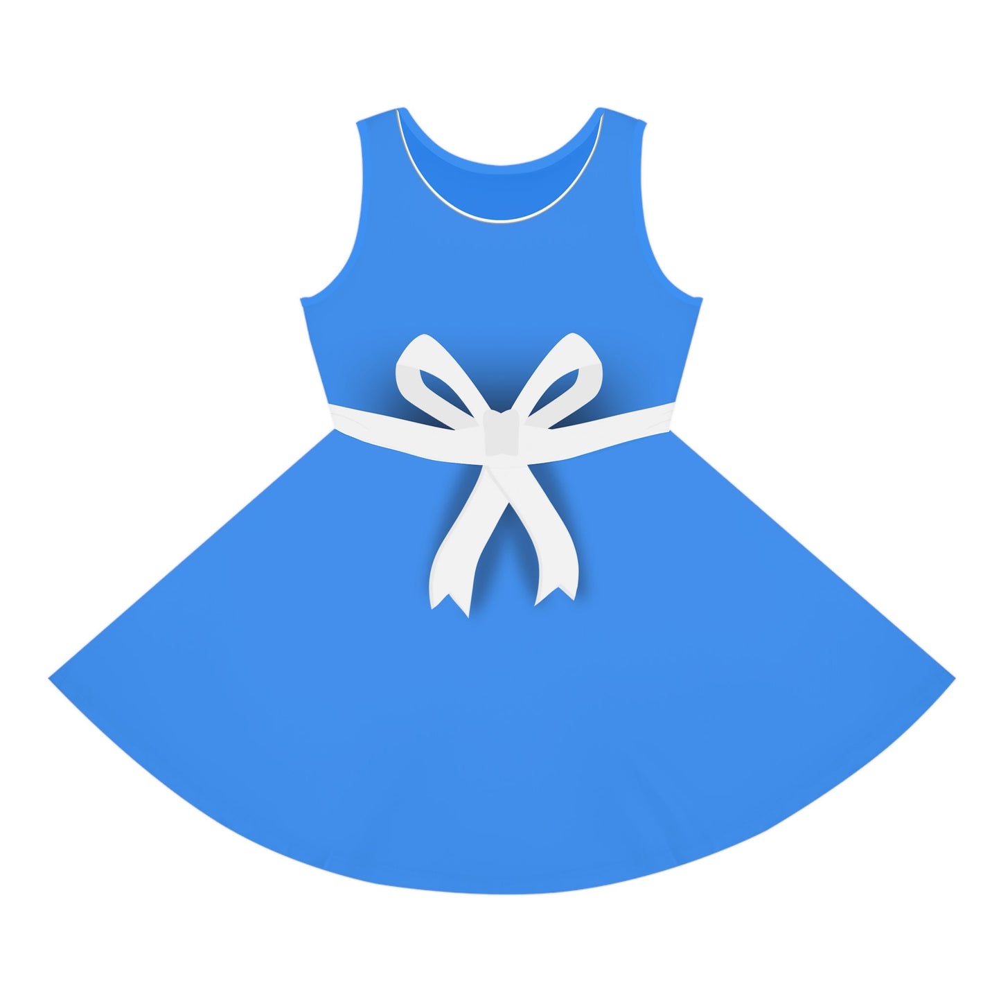 Alice Girls' Sleeveless Sundress alice in onederlandalice in wonderlandAll Over Print#tag4##tag5##tag6#
