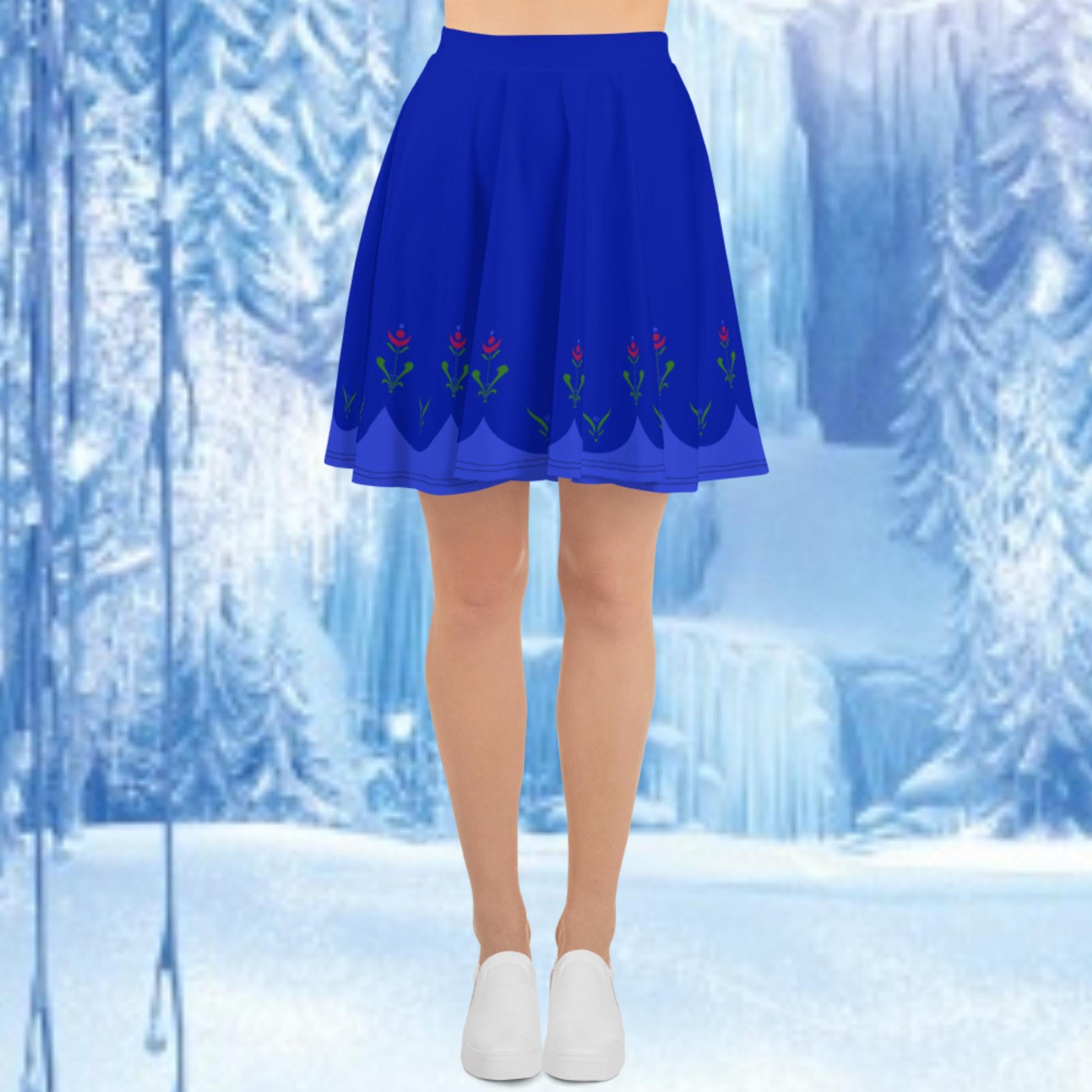 Anna inspired Skater Skirt, Princess style for mix and match, cosplay, trip styles adult disneydisney 50th anniversarydisney adult#tag4##tag5##tag6#