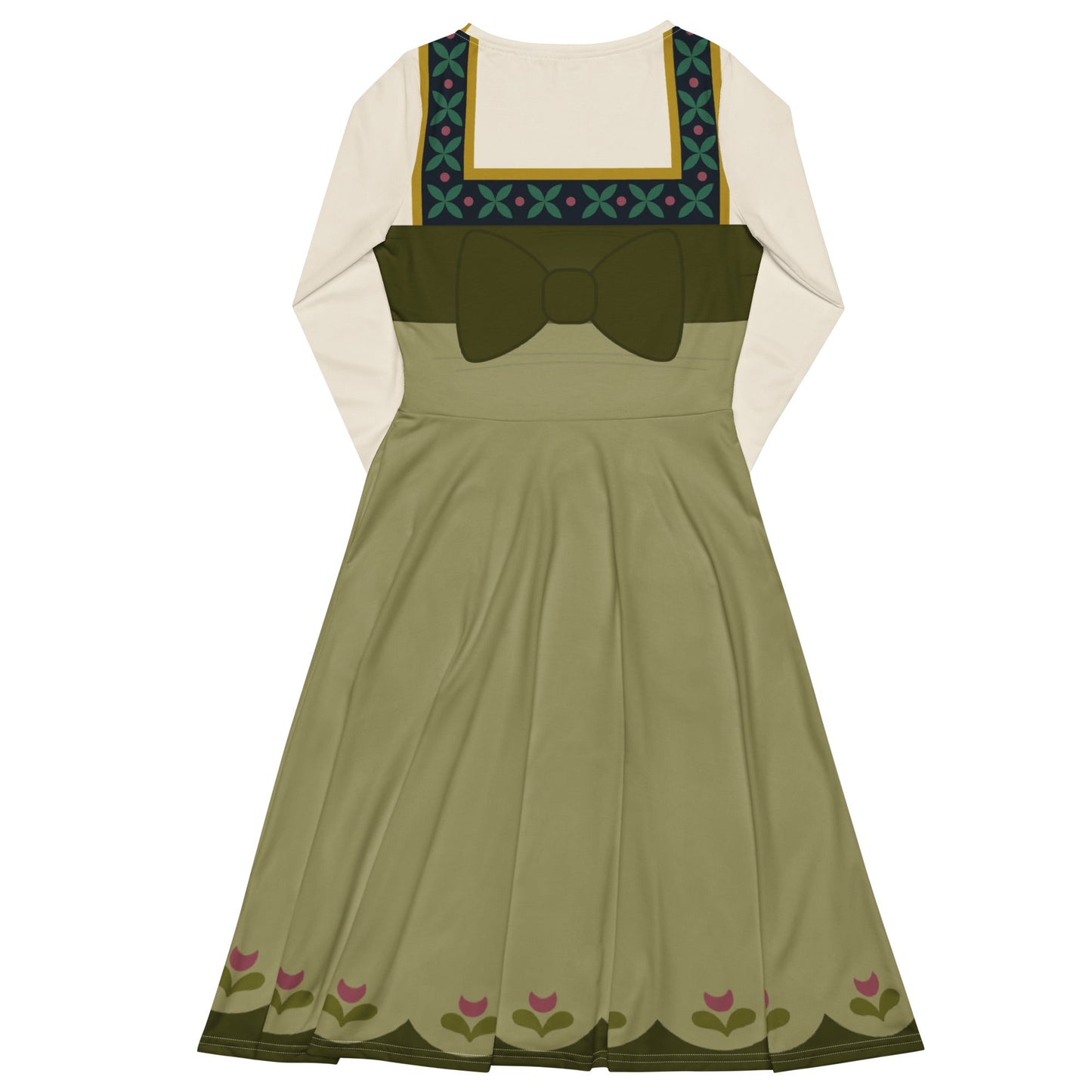 Baby Anna long sleeve midi dress anna elsababy anna dollbaby anna dress#tag4##tag5##tag6#